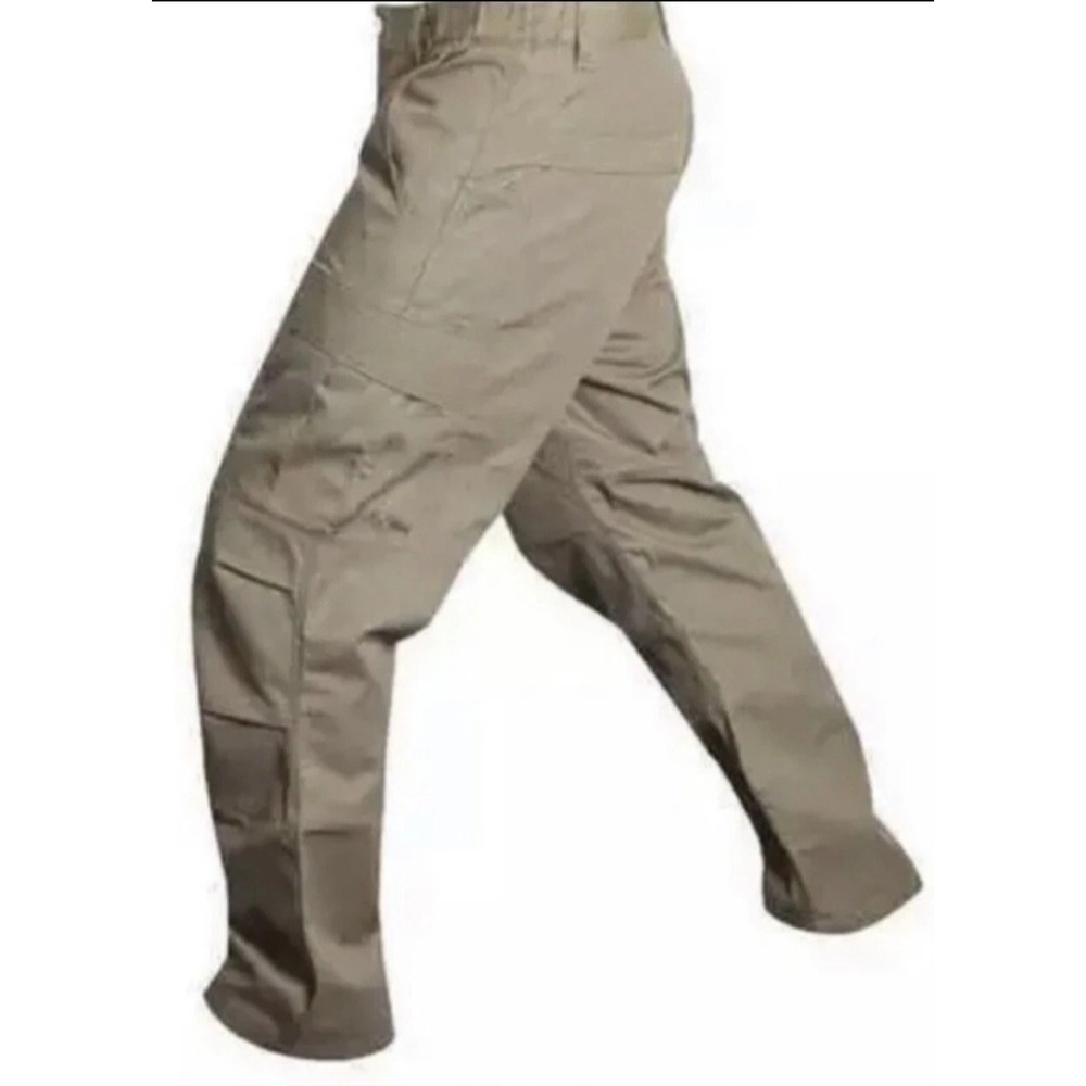 Vertx Tactical Mens Cotton Duck Pants Khaki Tan Cargo Utility Trousers 33X30